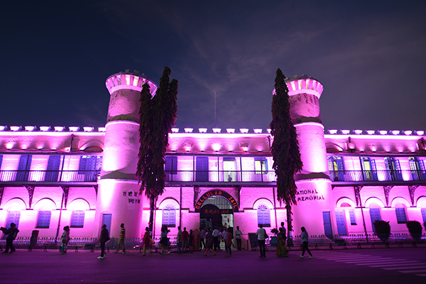 Light Show at Cellular Jail